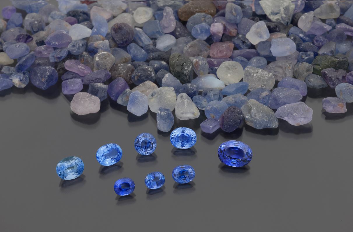 Qu'est ce qu'un saphir bleu
