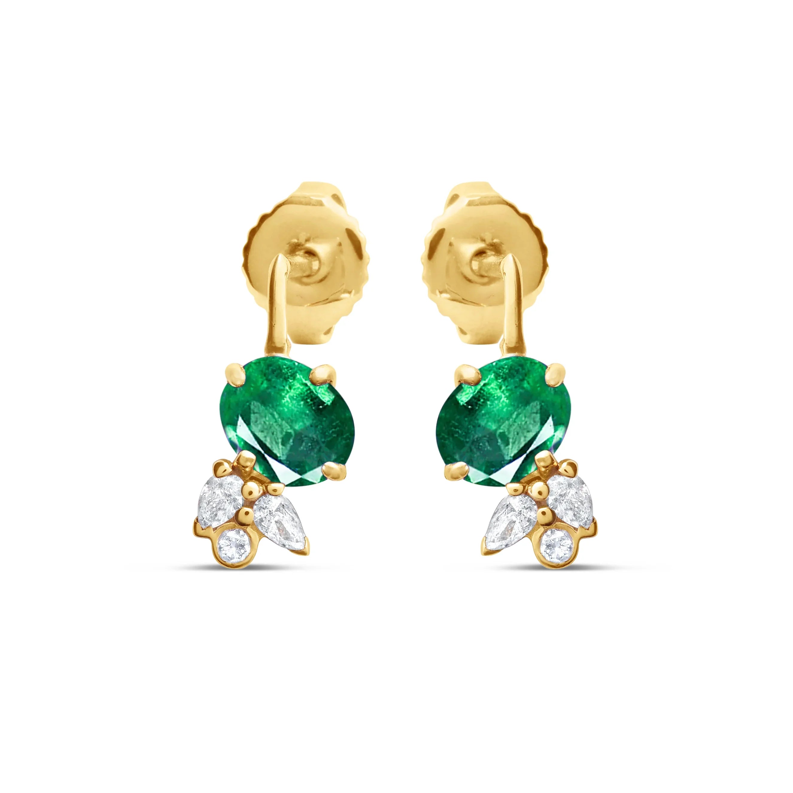 Boucles d'Oreilles en Emeraude