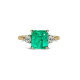 18-carat Gold Ring Featuring 1.45 carat Colombian Emerald