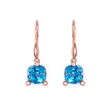 Boucles d'Oreilles Diamants et Topaze - Politains