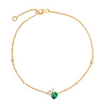 Bracelet en Or Émeraude et Diamants - Moribana - Politains